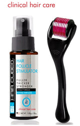 Laser Light Vibration Brush Therapy + Hair Follicle Stimulator Formula + Microneedling Hair Device