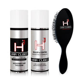 HairCubed® Micro Hair fiber Spray + Sealer & Control Spray + Ionic Energy Brush