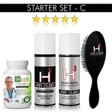 HairCubed Microfiber+ Sealer& Control+ Ionic Brush+ Bio Hair Capsules