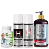 HairCubed Microfiber+ Sealer& Control+Bio Hair Capsules+ Shampoo