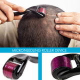 Laser Light Vibration Brush Therapy + Hair Follicle Stimulator Formula + Microneedling Hair Device