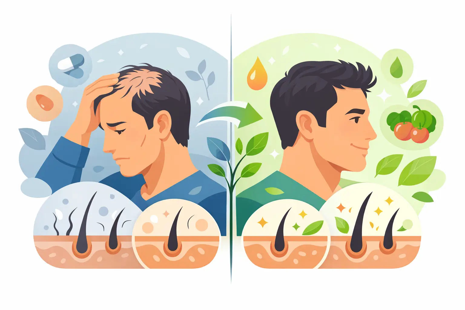 Does Hair Loss From Vitamin Deficiency Grow Back?