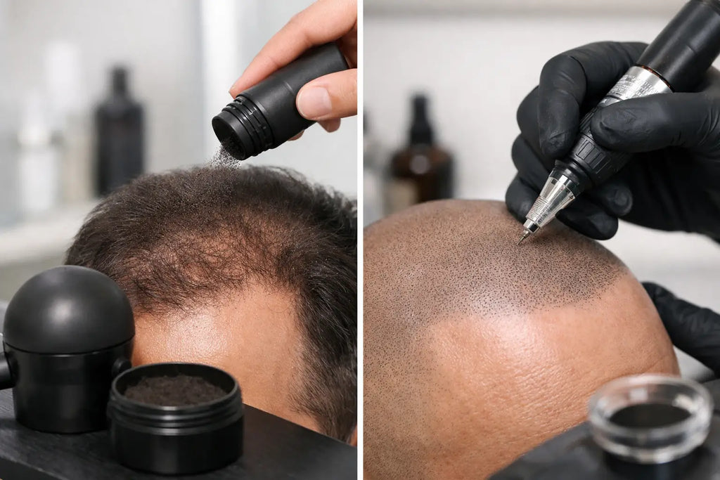 Hair Fibers Versus Scalp Micropigmentation