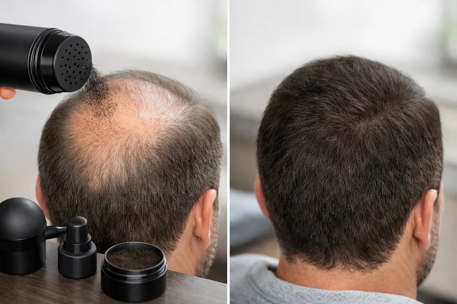 Micro Hair Fibers for Bald Spots That Look Real