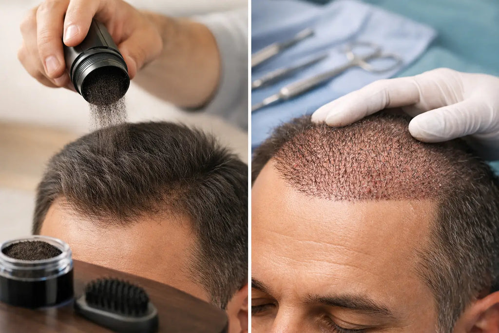Hair Fibers vs Hair Transplant: Which Wins?