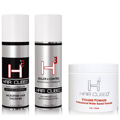 HairCubed Microfiber+ Sealer& Control+Pomade