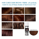 Dark Brown Hair Fibers, Color 3, 4, 5