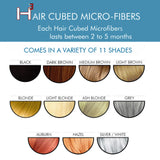 Medium Brown Hair Fibers, Color 6 , 7 , 8