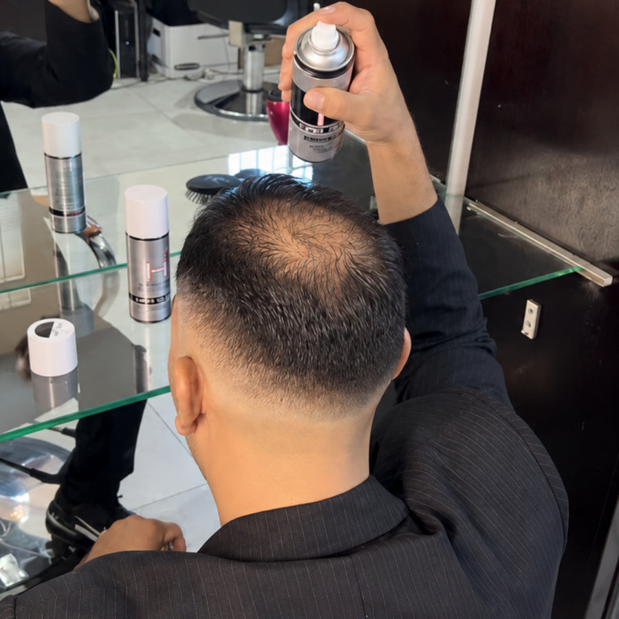 Step 1: HairCubed Microfiber Spray